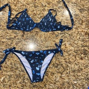Brand new blue bikini